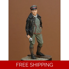 Red Baron Von Richthofen-Pro Built & Painted Metal Figure 54mm